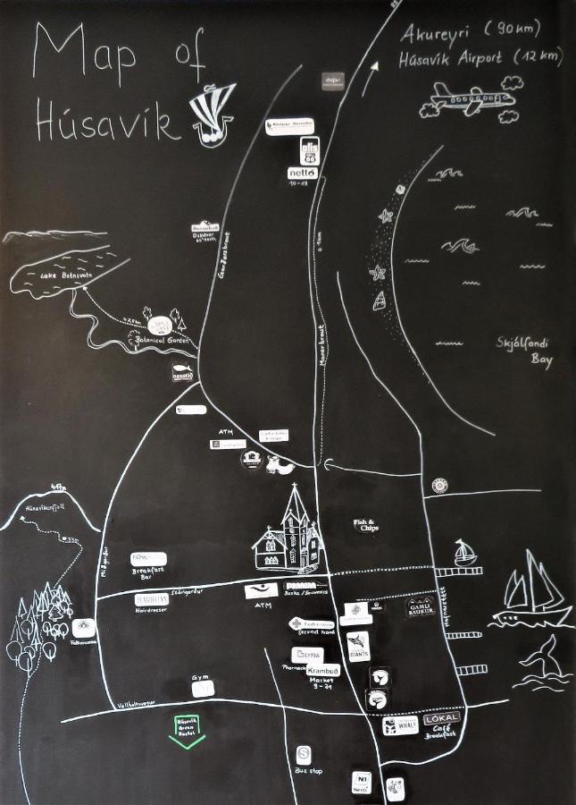 Husavik Green Hostel ภายนอก รูปภาพ
